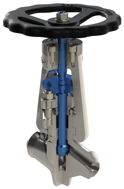 Deckellose Hochdruckventile - CAD-Zeichnung 3.1 | Copyright: PROVALVE Armaturen GmbH & Co. KG