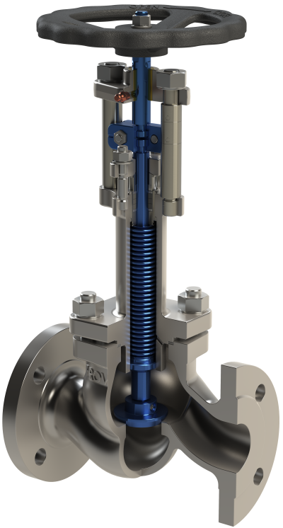 Faltenbalgarmaturen - CAD-Zeichnung 6.1.2 | Copyright: PROVALVE Armaturen GmbH & Co. KG