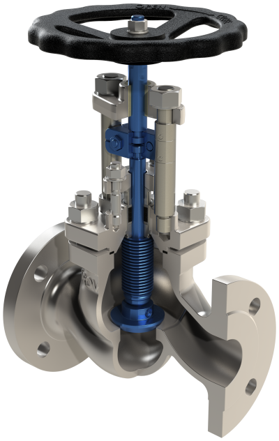 Faltenbalgarmaturen - CAD-Zeichnung 6.1.1 | Copyright: PROVALVE Armaturen GmbH & Co. KG