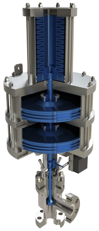 Kolben-, Membran- & Hydraulikantriebe - CAD-Zeichnung 18.1 | Copyright: PROVALVE Armaturen GmbH & Co. KG