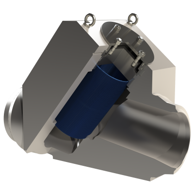 Schmutzf&auml;nger - CAD-Zeichnung 15.1 | Copyright: PROVALVE Armaturen GmbH & Co. KG