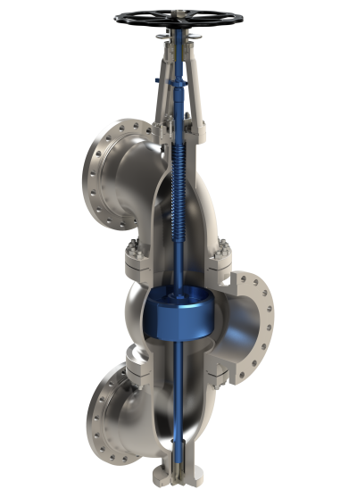 Wechselventile mit und ohne Faltenbalg - CAD-Zeichnung 7 | Copyright: PROVALVE Armaturen GmbH & Co. KG